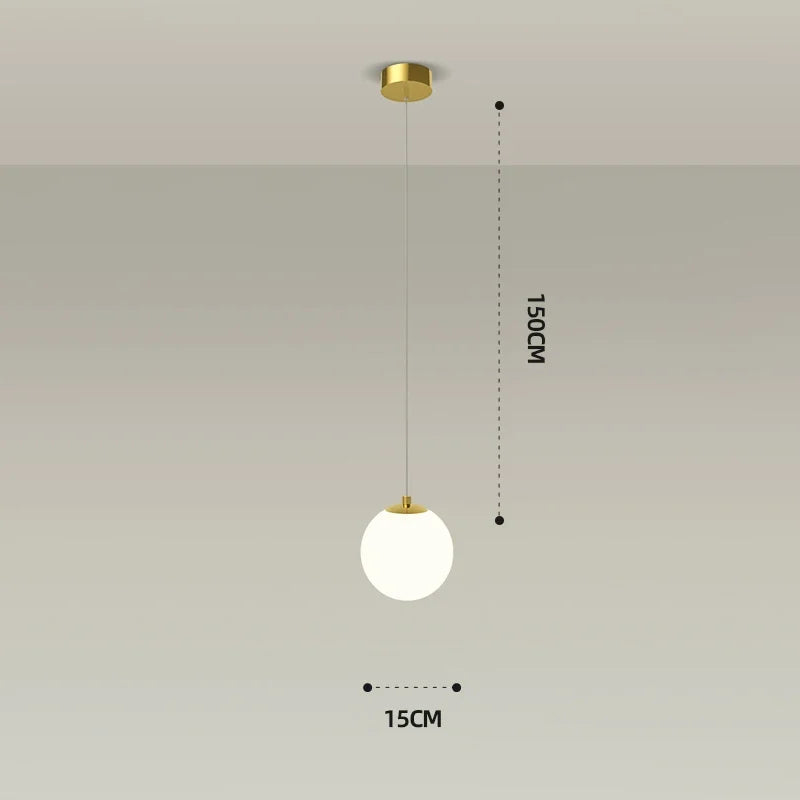 Lampe à poser — Suspendue nordique pour décoration intérieure