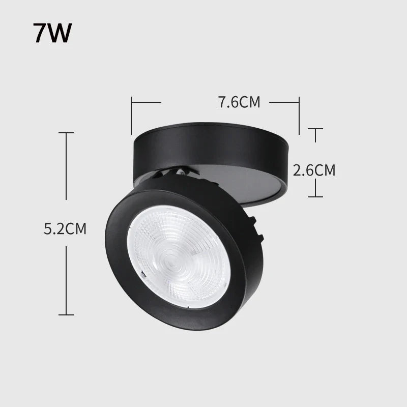 Spot led pliable encastrable en aluminium pour maison ou bureau Lise Rive - Caractère & Élégance dans le Décor