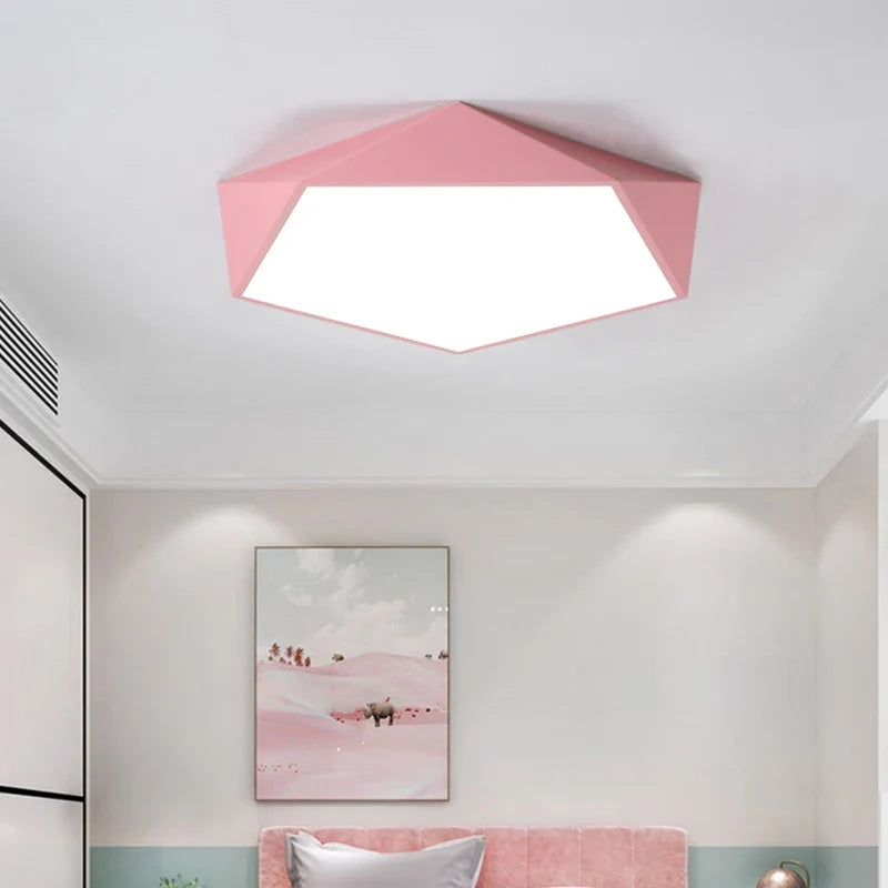 lampe led moderne minimaliste géométrique de style nordique