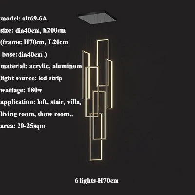 Plafonnier nordique moderne pour loft et espaces créatifs Oscar Césure - Lignes Épurées & Atmosphère Sereine