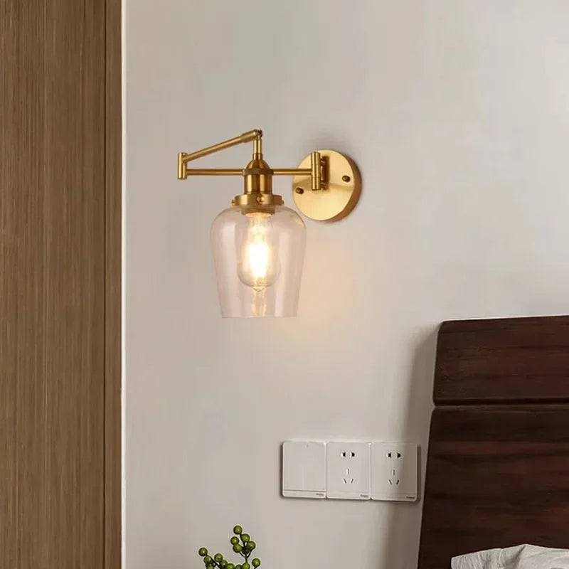 Applique murale — Moderne en verre design ajustable pour intérieur et extérieur