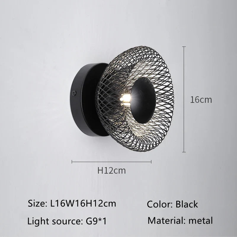 Applique murale — En fer design corne italienne pour décoration intérieure à LED