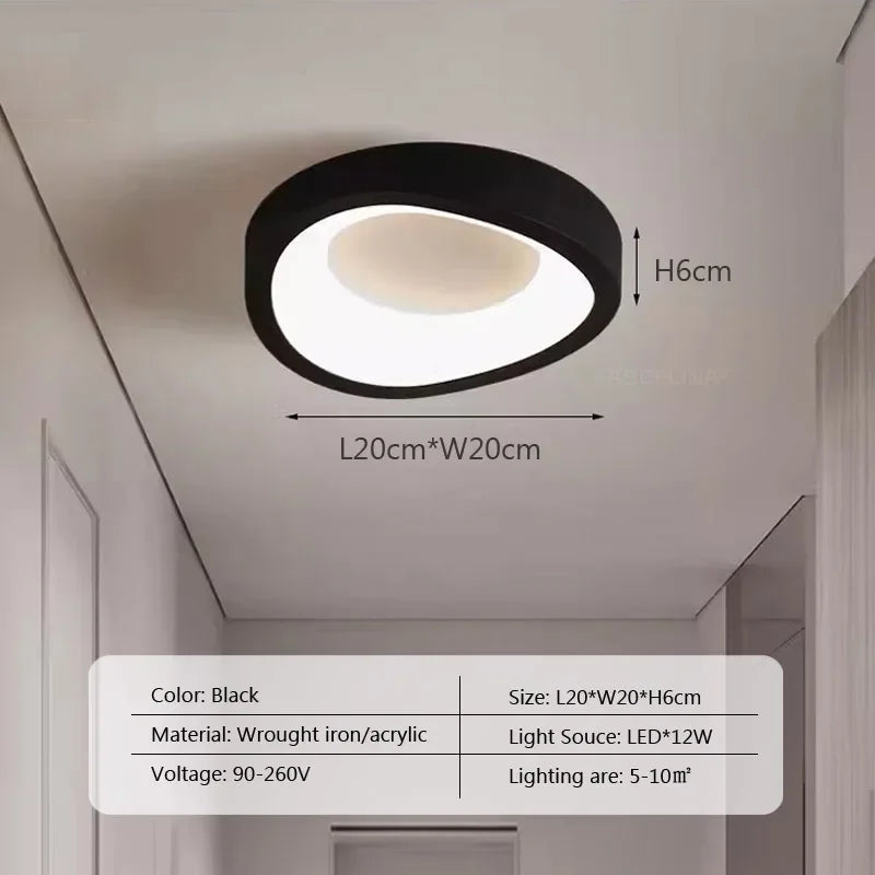 Plafonnier LED nordique pour salon Olympe Partition - Lignes Épurées & Atmosphère Sereine