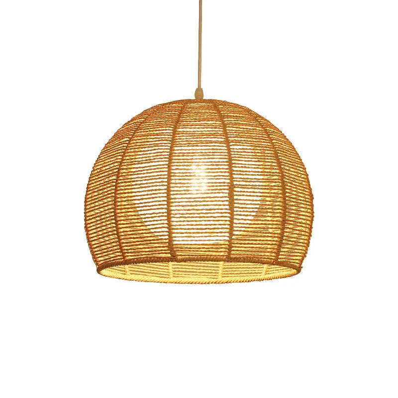 Lustre Naturel Émilie Sillage en Corde de Chanvre