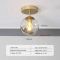 Plafonnier — LED boule en verre moderne