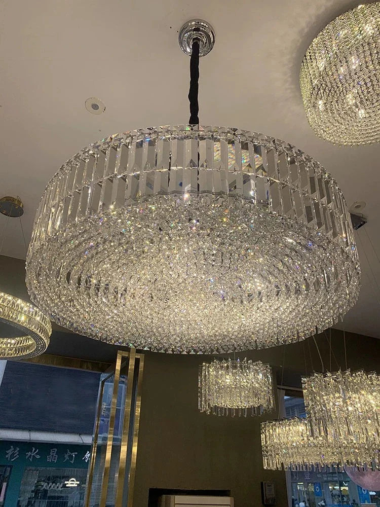 Lustre — LED en cristal k9 rétro moderne de luxe