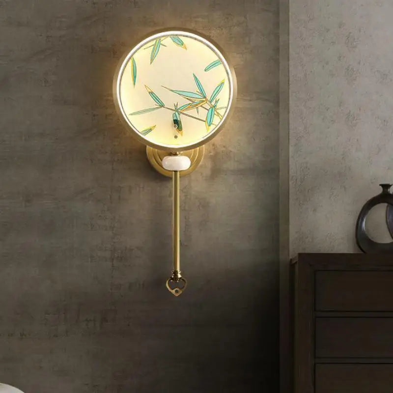 Applique murale — Rétro en cuivre émaillé pour éclairage intérieur et extérieur