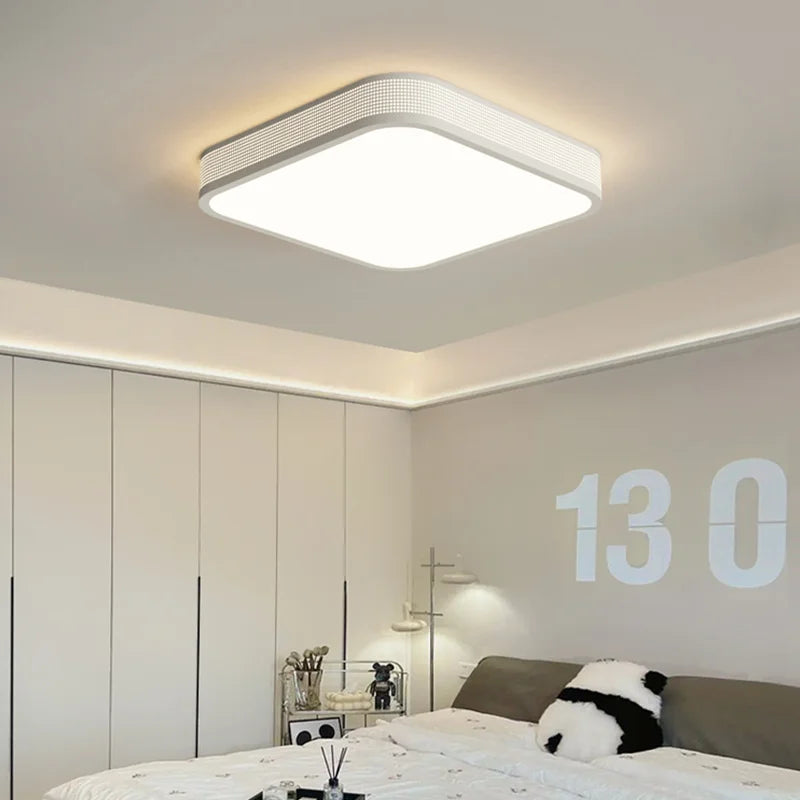 Plafonnier led style cercle carré décoratif Lionel Rythme - Un Accent Géométrique Raffiné