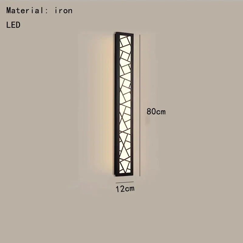Applique murale led style chinois lumière chaude pour intérieur élégant Vianney Murmure en Métal - Simplicité & Caractère au Quotidien