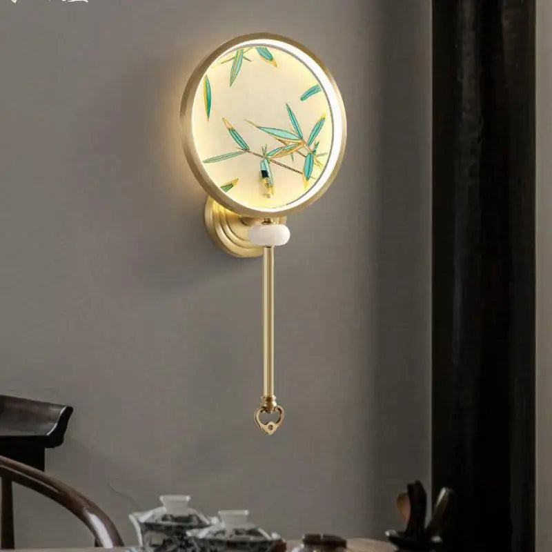 Applique murale — Rétro en cuivre émaillé pour éclairage intérieur et extérieur