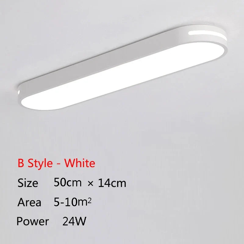 Plafonnier — Plafond moderne à LEDs lumières balcons couloirs chambres décoration de la maison éclairage intérieur cuisine Restaurant plafonnier