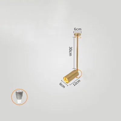 Projecteur à perche pour magasin et salon de manucure Orson Dessin en Métal - Simplicité & Caractère au Quotidien