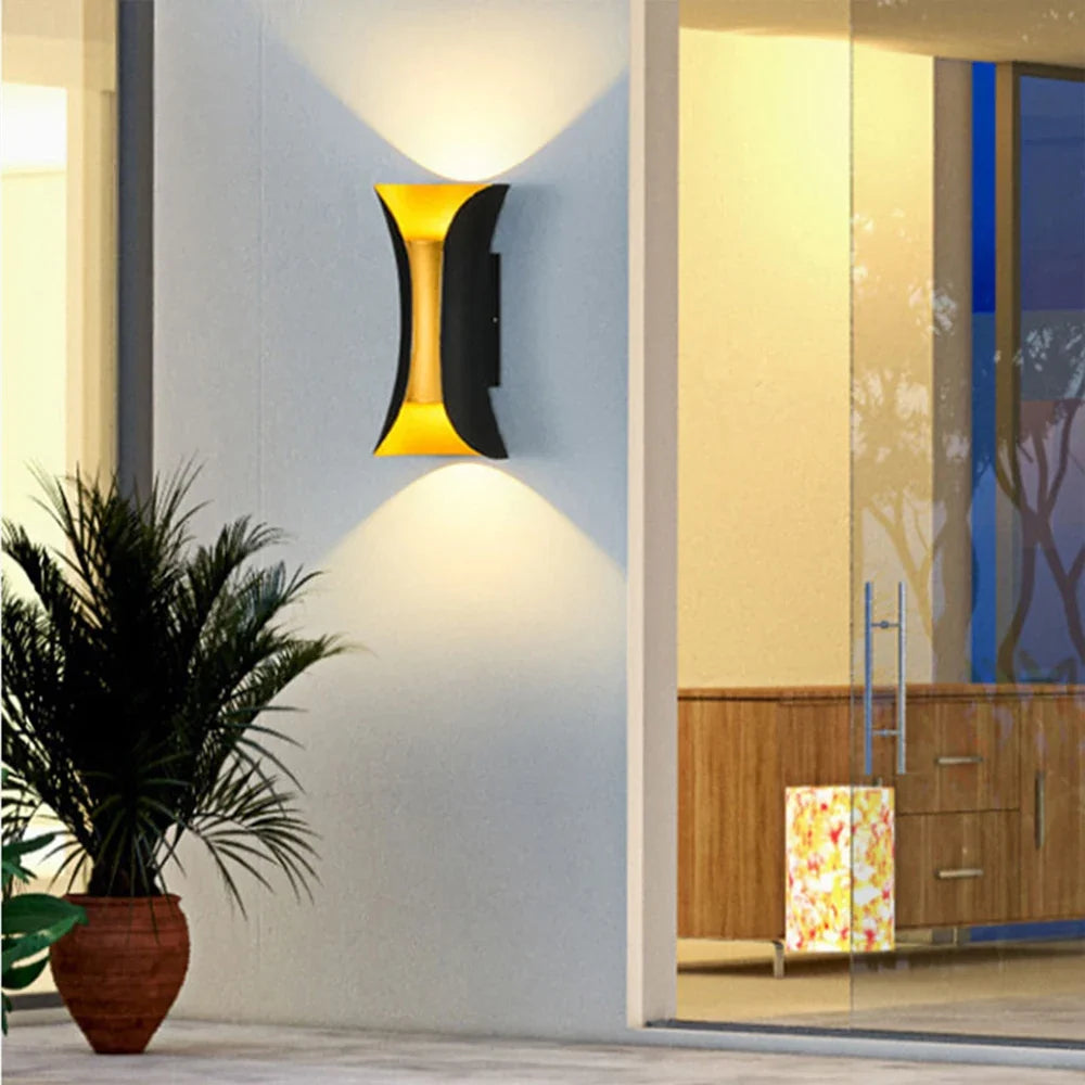 Applique murale — LED moderne en aluminium étanche pour décoration extérieure