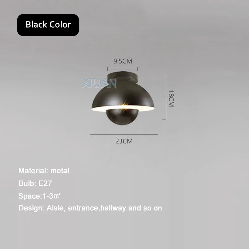 Plafonnier led semi-circulaire moderne pour allée balcon escalier Éden Orée - Esprit Contemporain & Décor Élégant
