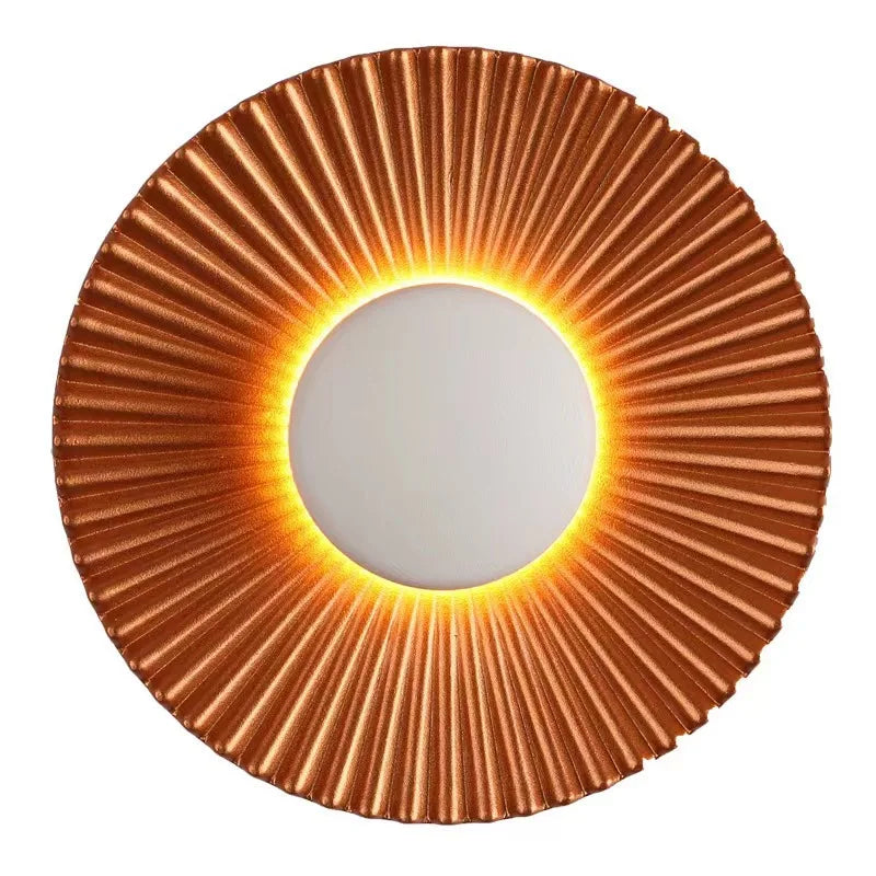 Applique murale led moderne en forme de disque pour décoration intérieure Yuna Voile en Disque - Formes Arrondies & Harmonie Visuelle