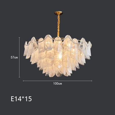 Lustre — Suspendu en verre design nuage créatif moderne