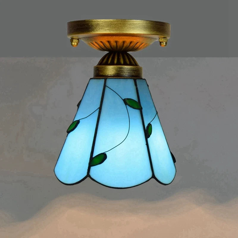 Plafonnier moderne en éclairage led nordique pour balcon et allée Hélène Cantate en Verre - Reflets Délicats & Élégance Visuelle