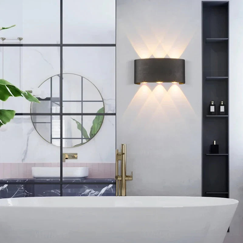 Applique murale — LED extérieur étanche aluminium haut bas zbw0010