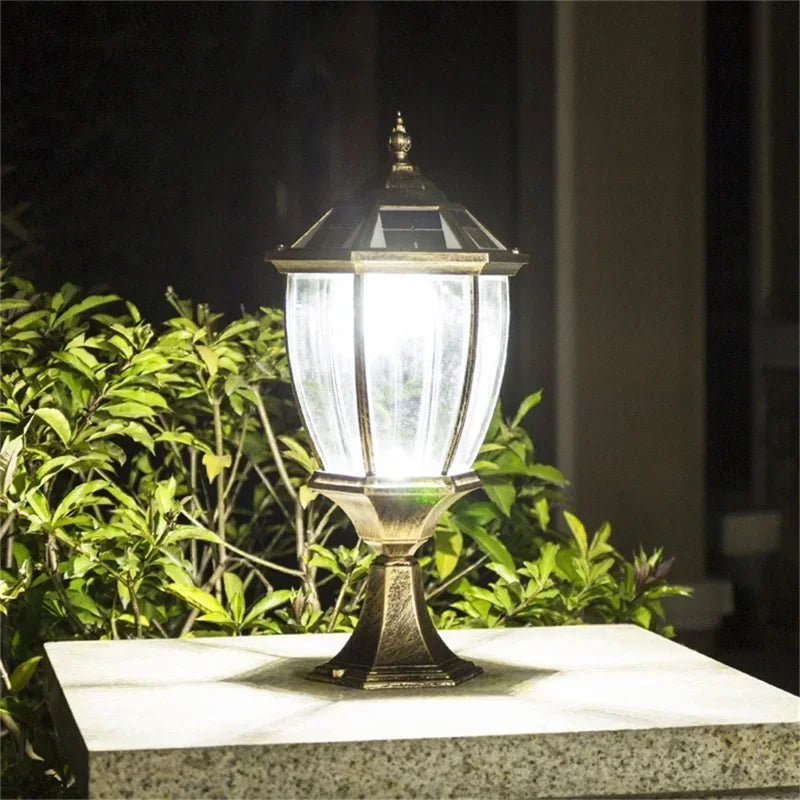 Applique murale — Solaire extérieure LED étanche pour jardin et cour