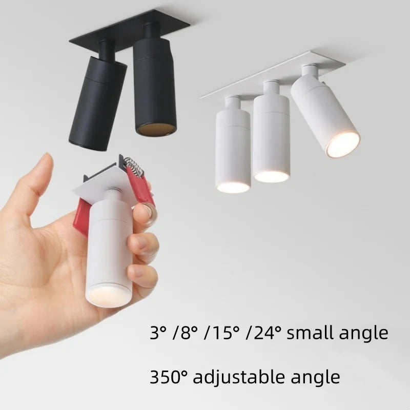 Spot led encastré mini éclairage d ambiance pour la maison Lysandre Rythme en Aluminium - Caractère & Élégance dans le Décor