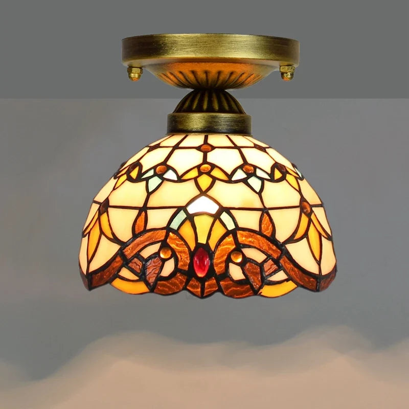 Plafonnier moderne en éclairage led nordique pour balcon et allée Hélène Cantate en Verre - Reflets Délicats & Élégance Visuelle