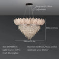 Lustre — En cristal de luxe pour décoration intérieure