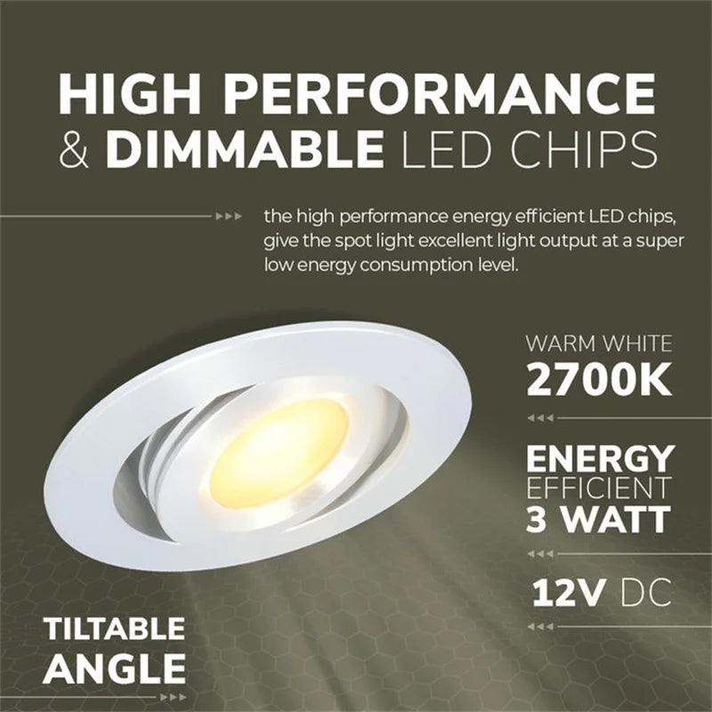 Spot led encastrable inclinable réglable en hauteur pour intérieur Coralie Rondeau en Aluminium - Simplicité & Caractère au Quotidien