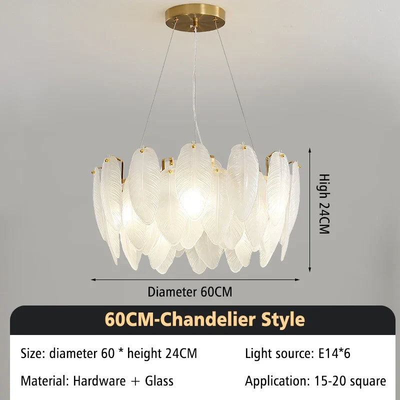 Lustre — Design moderne en verre