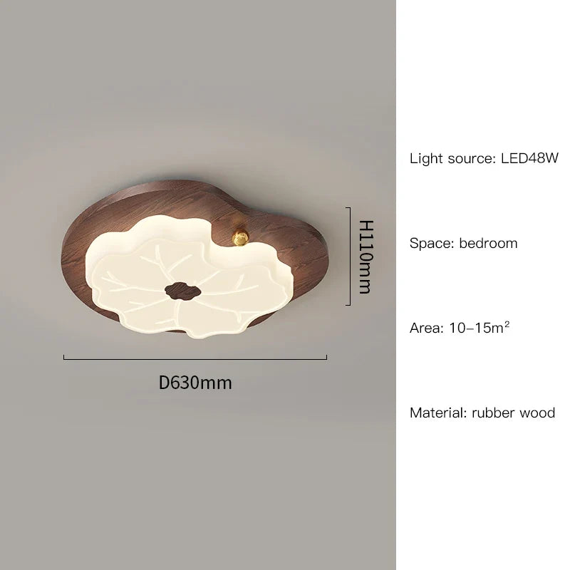Lustre — Moderne en imitation bois design créatif éclairage intérieur