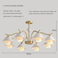 lampe de bureau en céramique et cuivre design moderne angle réglable