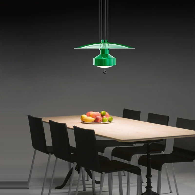 Lustre — Italien flexible en aluminium avec LED dimmable