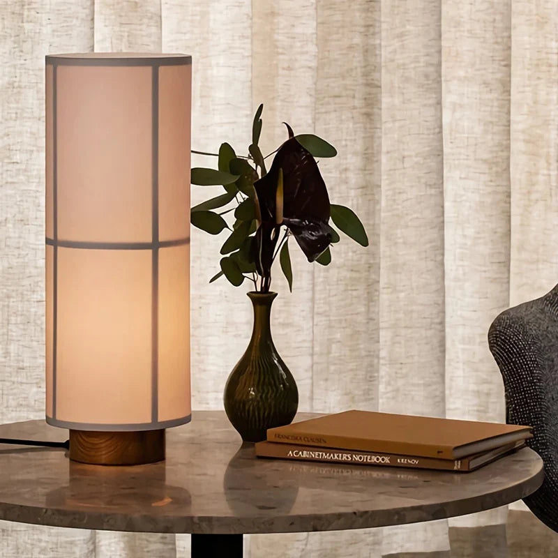 Lustre — À LED en tissu design wabi sabi pour décoration intérieure