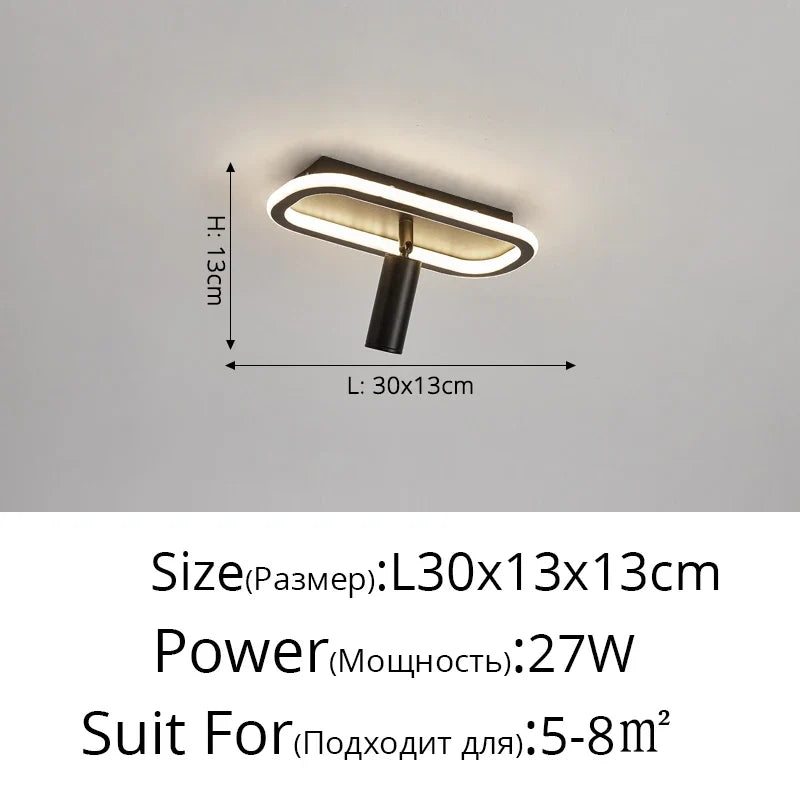 Spot éclairage led intérieur déco minimaliste moderne pour lustre Albane Silhouette - Lignes Épurées & Atmosphère Sereine