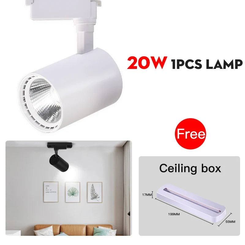 Spot — LED de suivi pour éclairage intérieur moderne