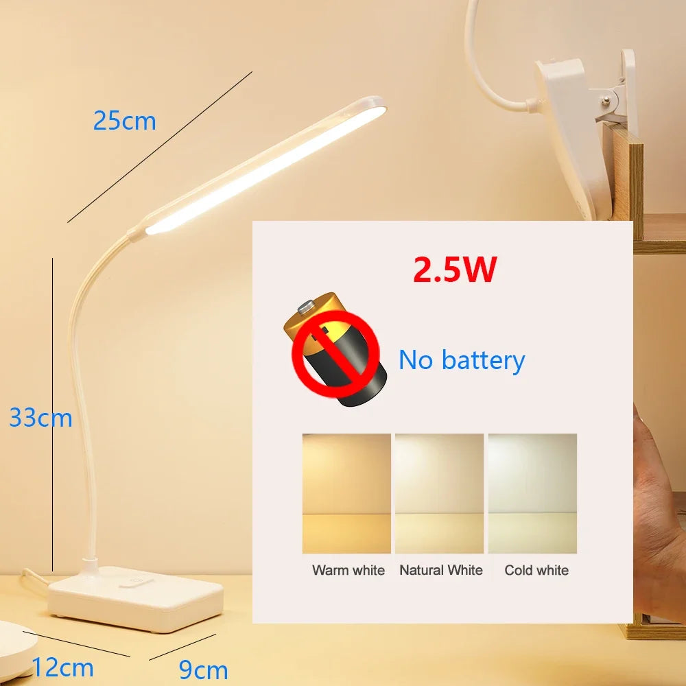 lampe de bureau led tactile usb avec protection des yeux