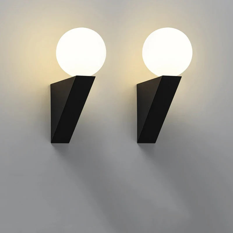 Applique murale — Moderne en verre pour intérieur avec éclairage LED
