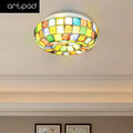 Plafonnier — Artpad tiffany plafonnier LED coloré bohême éclairage LED