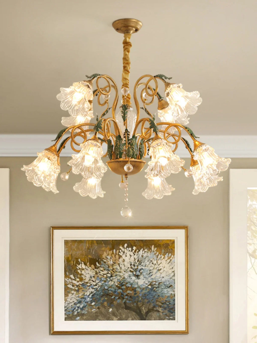 Lustre — En cristal rustique pour éclairage intérieur industriel