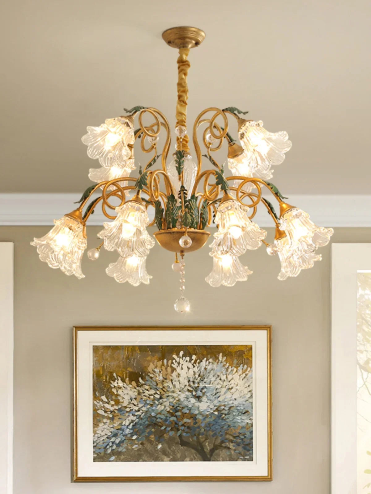 Lustre — En cristal rustique pour éclairage intérieur industriel