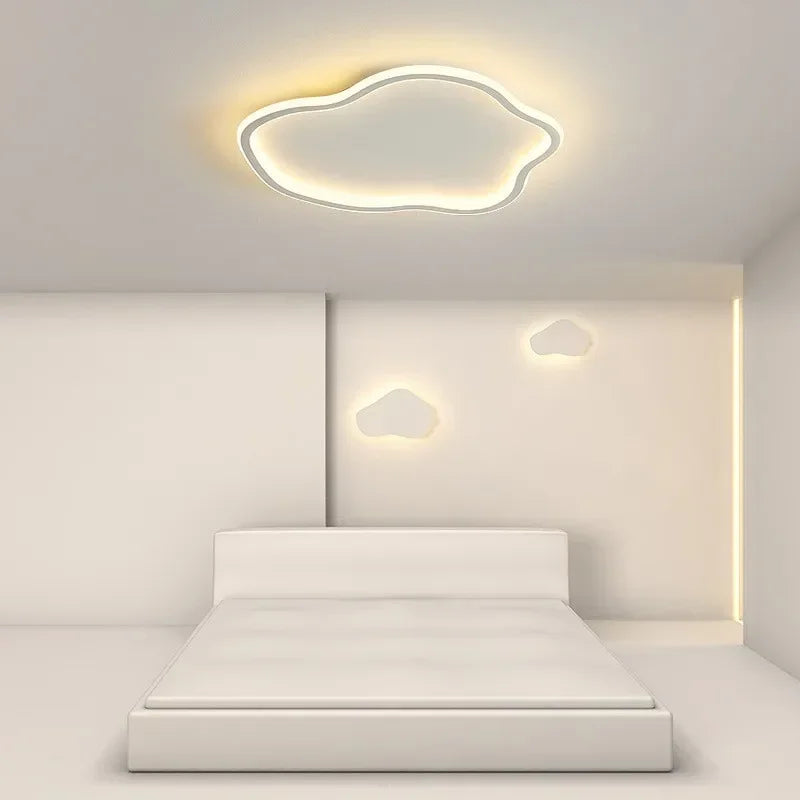 Plafonnier — LED créatif en forme de nuages design nordique décoratif