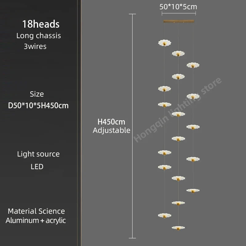 Lustre — Moderne à LED pour espaces intérieurs élégants et contemporains