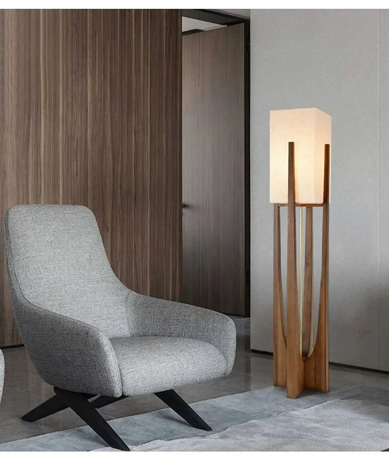 Lampe à poser — Japonaise en Bois