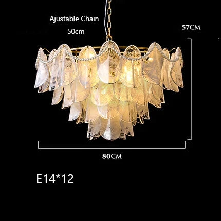 Lustre — Suspendu en verre design nuage créatif moderne
