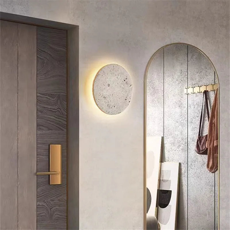 Applique murale en pierre pour décoration intérieure artistique Lucien Estampe - Matière Naturelle & Esprit Serein
