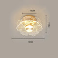 Plafonnier led moderne nordique pour intérieur et balcon Juliette Résonance - Lignes Épurées & Atmosphère Sereine