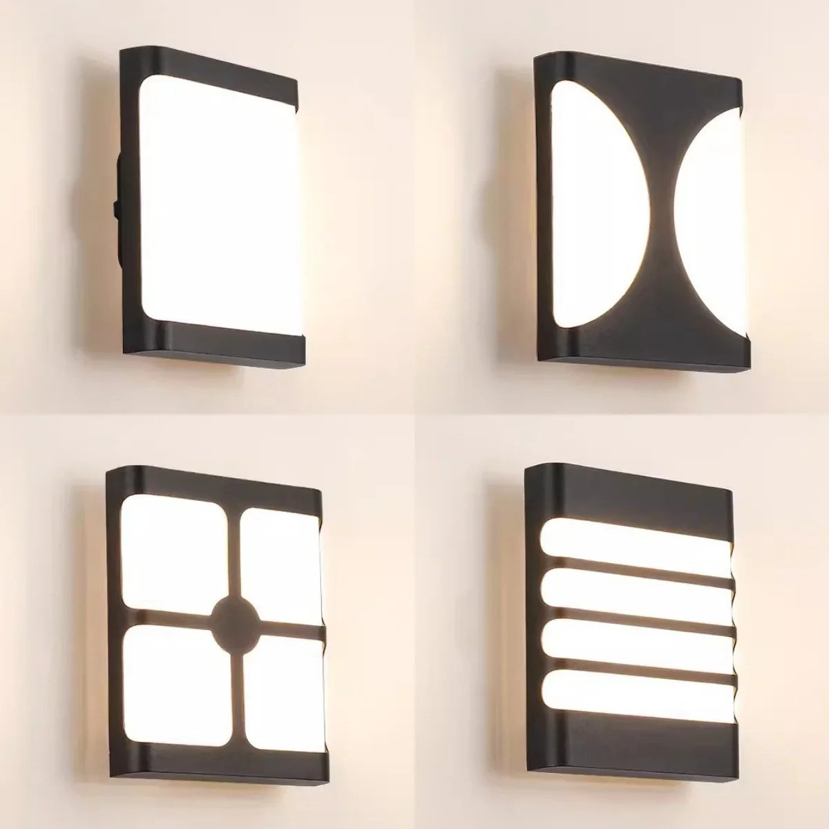 Applique murale — LED extérieure moderne et étanche pour jardin et allée