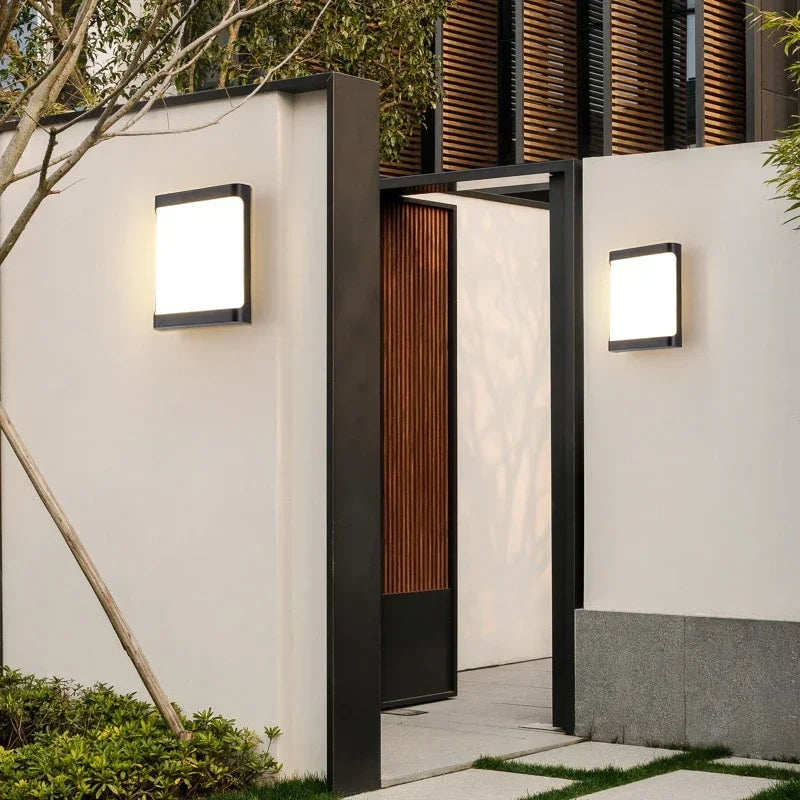 Applique murale — LED extérieure moderne et étanche pour jardin et allée