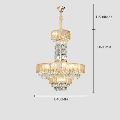 Lustre — En cristal de luxe pour hôtel et villa