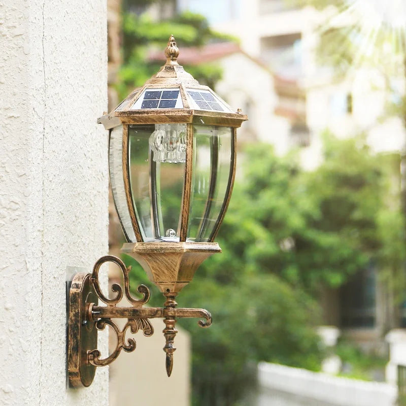 lampe solaire extérieure pour éclairage de jardin et allée