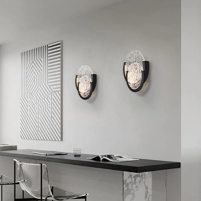 Applique murale minimaliste en acrylique lumière créative pour intérieur Vadim Rivage - Lignes Épurées & Atmosphère Sereine